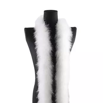 Толстые полоски из перьев, топы «сделай сам», турецкие пуховые полоски, страусиные топы, шарф с перьями, аксессуары для одежды