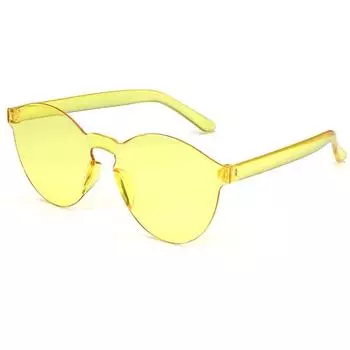 Толстые солнцезащитные очки без оправы, женские солнцезащитные очки с линзами цвета океана, женские сексуальные женские прозрачные очки UV400 culos De Sol Gafas