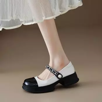 Толстые туфли с мягкой подошвой 34