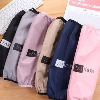 Толстые водонепроницаемые нарукавники Длинные маслостойкие нарукавники Нарукавники для работы по дому Уборка Кухня коричневый