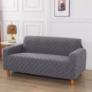 Толстый эластичный чехол для дивана, чехол для гостиной, эластичный флисовый чехол для кресла, 1/2/3/4 местный L-образный угловой диван, чехлы 1-seater 90-140cm