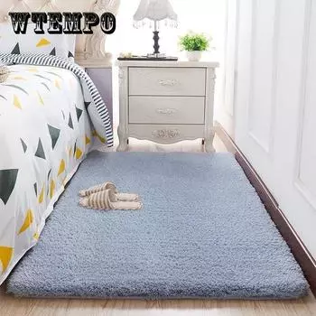 Толстый бархатный ковер из ягненка, двуспальная кровать, плюшевое одеяло для спальни, гостиной, диван, журнальный столик, коврик 40*60cm