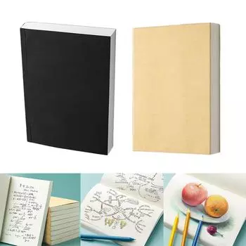 Толстый блокнот-журнал 368 страниц без линейки для письма, толстый альбом для скетчей для студентов, профессиональных художников, занимающихся скетчингом разноцветный