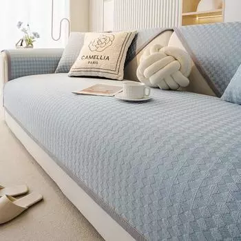 Толстый коврик для дивана из шенилла, противоскользящие чехлы для диванов, универсальные угловые диванные полотенца для гостиной, покрывала для дивана Four Seasons Home 70x70cm