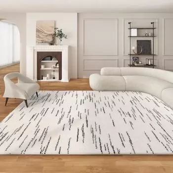 Толстый минималистский ковер из овчины для гостиной, кровати и дивана 100x160cm - Anti-slip Bottom