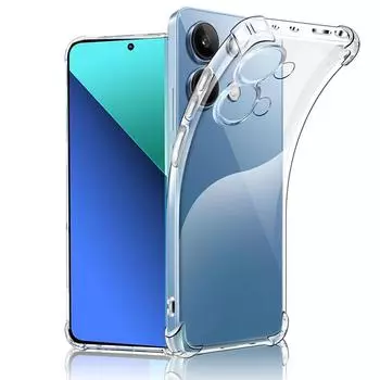 Толстый противоударный прозрачный чехол с подушкой безопасности для Xiaomi Redmi Note 13 12 Pro Plus 12S 13C 11A 10C Poco X5 X6 Pro 5G 4G Прозрачный мягкий силиконовый чехол из ТПУ For Redmi Note 12 4G