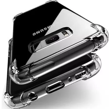 Толстый противоударный силиконовый чехол для телефона Samsung Galaxy S20 S21 S22 Ultra FE S10 S9 S8 Plus S7 Edge Note 20 10 9 8 задняя крышка For Samsung S8 прозрачный