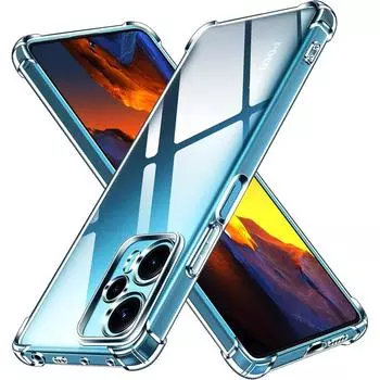 Толстый противоударный силиконовый прозрачный чехол для телефона Xiaomi Poco F5 F5 Pro C50 C55 M5 4G M4 5G M4 Pro 4G защитный чехол задняя крышка Redmi Note 9 ProMax прозрачный