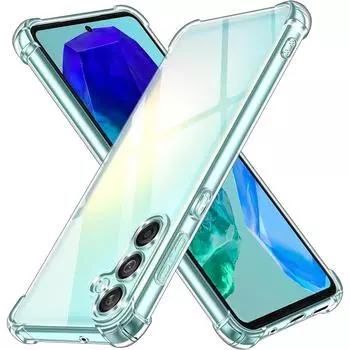 Толстый противоударный силиконовый прозрачный чехол для телефона Samsung Galaxy M55 5G M15 C55 5G M13 4G M54 5G M34 M04 Защитный чехол задняя крышка Samsung M55 5G прозрачный