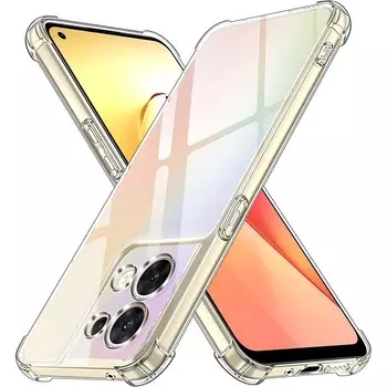 Толстый противоударный силиконовый прозрачный чехол для телефона для Oppo Reno 8 5G 8T 4G 10 Pro 5G 7 4G 7Z 5G 5 Lite защитный чехол задняя крышка Oppo Reno 7 Lite 5G прозрачный