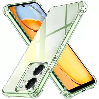 Толстый противоударный силиконовый прозрачный чехол для телефона Xiaomi Redmi 13C 4G 12C 12 5G 10 2022 A1 A2 A1 Plus, защитный чехол, задняя крышка Redmi 12 5G прозрачный