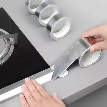 Толстый рулон алюминиевой ленты, водонепроницаемый, устойчивый к высоким температурам, подходит для кухни 0.06*30mm*5M