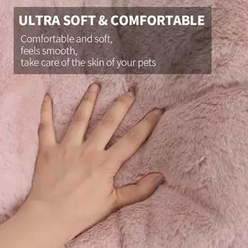 Толстый зимний коврик для кровати для собак, теплые спальные коврики для домашних животных и кошек, мягкие подушки для питомника для маленьких, средних и больших собак, кошек M кофейный