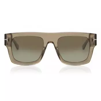 Tom Ford Ft0711 Fausto 47q Men Sunglasses Clear Brown/53-20-145