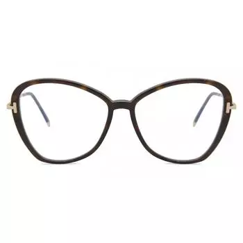 Tom Ford Ft5769 B Блокировка синего света 052 Женские очки Dark Tortoise/56-14-140