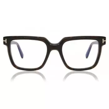Tom Ford Ft5889 B Blue Light Block 052 Men Eyeglasses Dark Tortoise/53