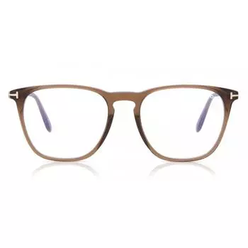 Tom Ford Ft5937 B Blue Light Block 048 Men Eyeglasses Dark Brown/52
