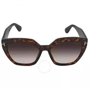 Tom Ford Gradient Roviex Square Ladies Sunglasses FT0939 52K 56