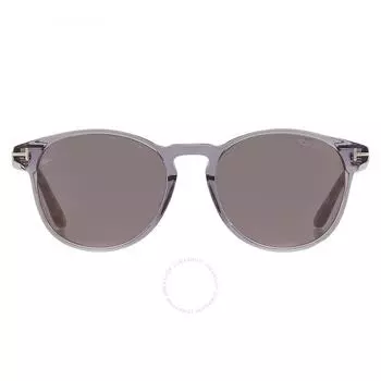 Tom Ford Lewis Smoke Mirror Oval Men s Sunglasses FT1097 20C 53