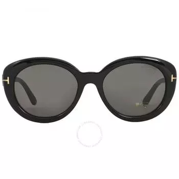 Tom Ford Lily Дымчатые овальные женские солнцезащитные очки FT1009 01A 55