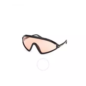 Tom Ford Lorna Amber Shield Men s Sunglasses FT1121 01E 00