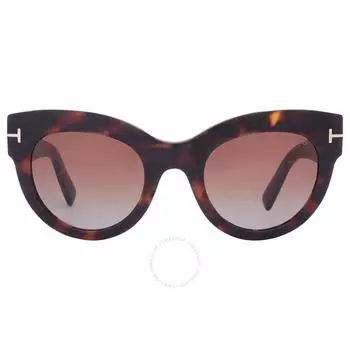Tom Ford Lucilla Red Butterfly Ladies Sunglasses FT1063 52T 51