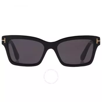Tom Ford Mikel Дымчатые женские солнцезащитные очки «кошачий глаз» FT1085 01A 54