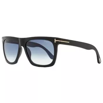 Tom Ford Прямоугольные солнцезащитные очки унисекс TF513 Morgan 01W Черные 57 мм
