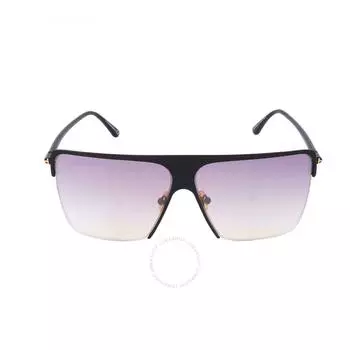 Tom Ford Sofi Grey Square Ladies Sunglasses FT0840 01C 61
