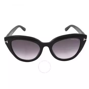 Tom Ford Tori Серые женские солнцезащитные очки «кошачий глаз» с градиентом FT0938 01B 53