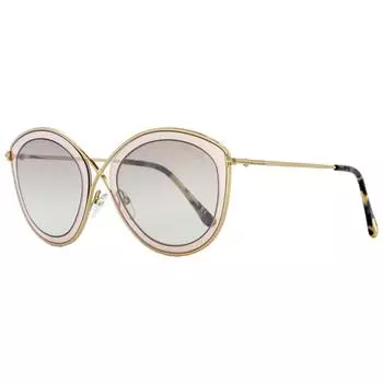 Tom Ford Women s Sunglasses TF604 Sascha-02 47G Gold/Light Brown 55mm