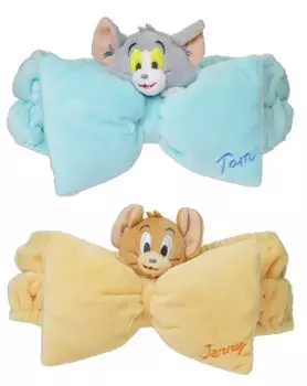 Том и Джерри Мой Персонаж Повязка Для Волос 2 Выкройки Набор Футболок Фабрика (Том Блю/Джерри Бежевый)