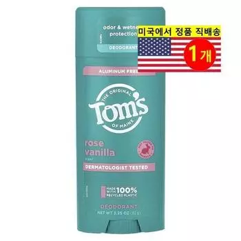 Tom s of Maine Deodorant Aluminum Free Rose Vanilla Fragrance