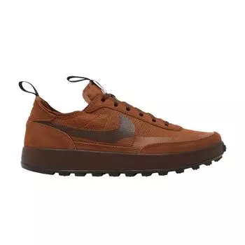 Tom Sachs x NikeCraft General Purpose Shoe Коричневые женские кроссовки Pecan Dark-Field-Brown DA6672-201 38