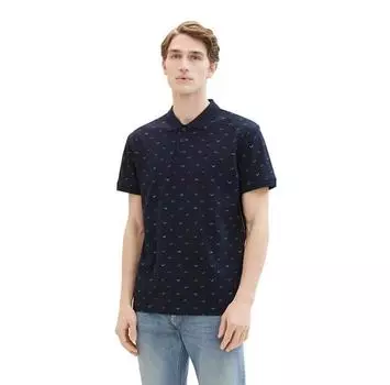 Tom Tailor Allover Printed 1040913 поло с короткими рукавами M