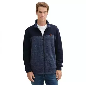 Tom Tailor Detailed Stand Up full zip свитшот XL