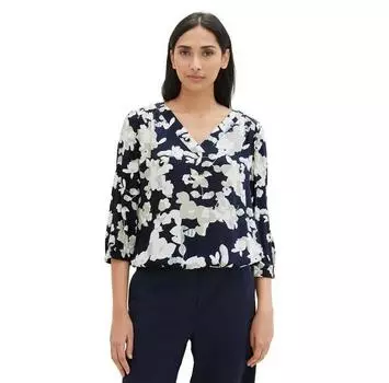 Tom Tailor Printed V-Neck Blouse 42