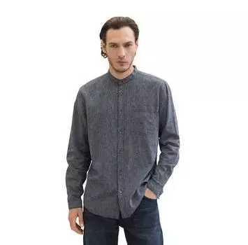 Tom Tailor Striped Cotton Linen рубашка с длинным рукавом M