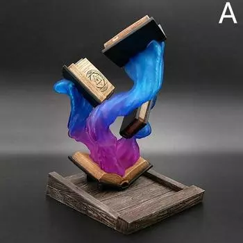 Тома Магии Башня для Кубиков Магии Подставка для Кубиков Украшения Большой Книги Большая Садовая Скульптура Гнома Статуэтка Украшение Для Игры D&D РПГ