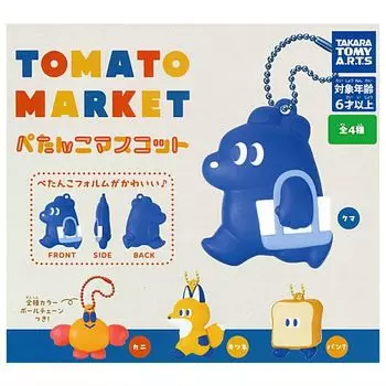 Томатный рынок Петанко Талисман 4 видов Gacha Gacha Capsule Toy [Набор (Полный Полный)]