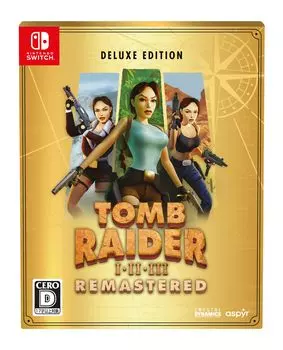 Tomb Raider Remastered Deluxe Edition Стальная книга Лучшие хиты Музыка CD Приключения Карта Книга Switch I-III [Включенные предметы] & & -