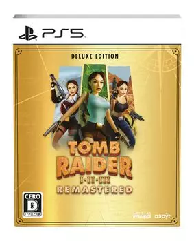 Tomb Raider Remastered Deluxe Edition Steel Book Greatest Hits Music CD Adventure Map Book PS5 I-III [Включенные предметы] & & -