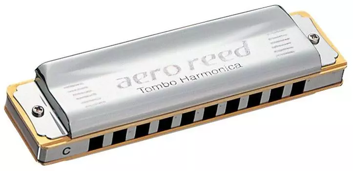 TOMBO 10 отверстий губная гармошка F Key Aero Lead 2010