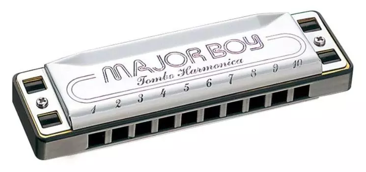 TOMBO 10 отверстий губная гармошка Major Boy 1710 F#