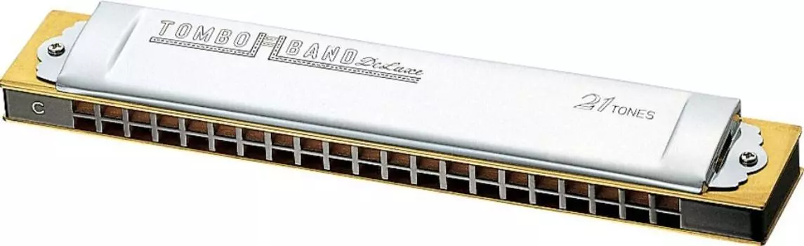 TOMBO Двухтональная губная гармошка, специальная группа Tombo, 21 отверстие, № 1521LD