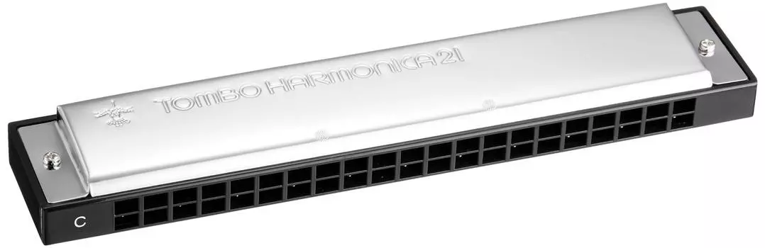 TOMBO Двухтональная губная гармошка Tombo band 21 отверстие Вводный набор с пояснениями CD No.3121CZ