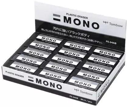 Tombow Eraser MONO Black 30 pieces PE04 x (55 23mm) PE-04AB-30P