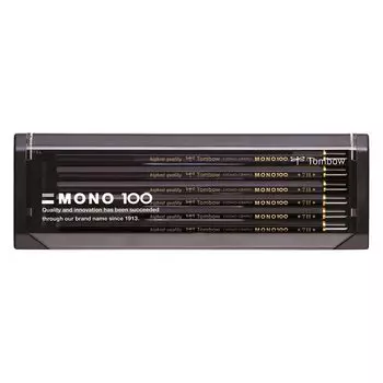 Tombow High-grade Pencil 7H MONO 100 (High-density structure with condensed ultra-fine particles) Drafting/Drawing 1 dozen MONO-1007H