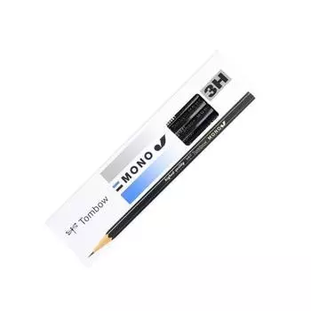 Tombow Pencil 3H MONO J (Ultrafine particle core) 1 dozen MONO-J3H