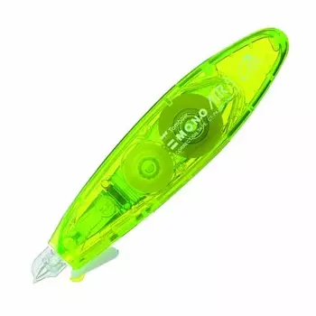 Tombow Pencil Correction Tape MONO Mono Air Pen Type Refillable Body (Tape Width 5mm x 6m) Lime 5 Pieces CT-PAX5C60-5P
